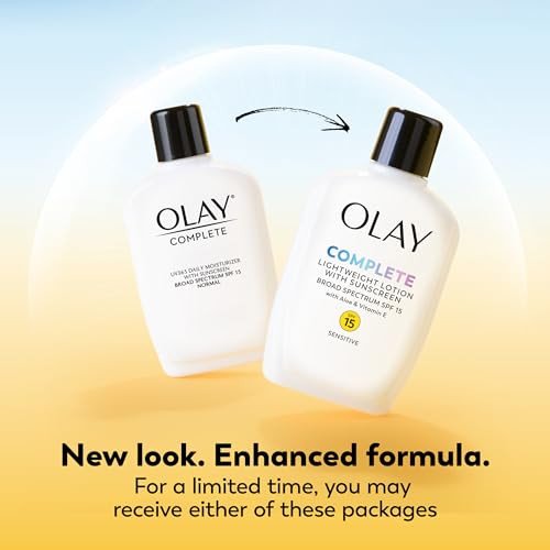 Olay Face Moisturizer, Complete All Day Moisturizer With Sunscreen Broad Spectrum SPF 15 - Sensitive, 4 fl. Oz, 1 unit