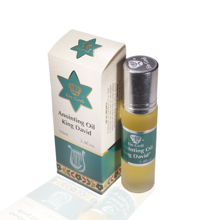 New Roll On Anointing Oil King David 0.34Oz From Holyland Jerusalem