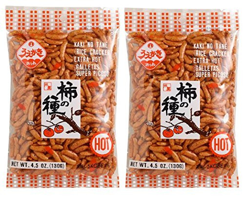 Japanese Traditional Rice Crackers Nori Maki Arare Kaki No Tane 2Packs Kaki No Tane Hot