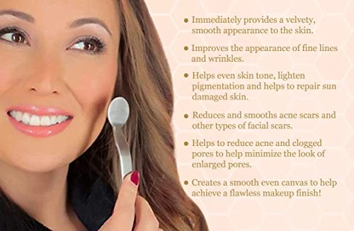 Bee Stunning Diamondbuff Microderm Exfoliation Tool For At Home Glowing And Radiant Skin Reduce Acne Fine Lines Wrinkles And Provide A