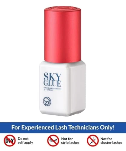 Eyelash Extension Glue Advanced Tech Sky S Plus Glue 5Ml 6 8 Weeks Lasting Time 1 2S Fast Drying Time For Lash Extension Professional