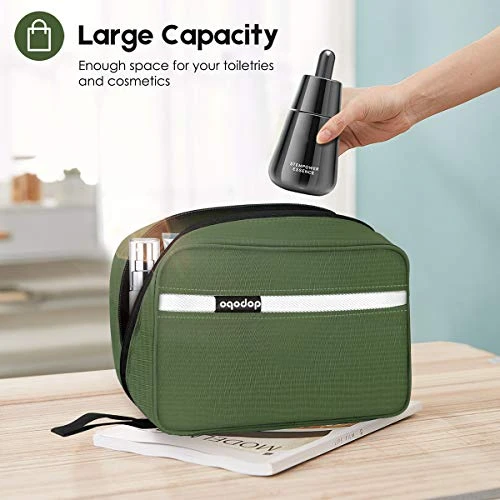 Dopobo Travel Toiletry Bag Dopp Kit Waterproof Makeup Bag Shaving Bag With Hanging Hook Portable Toiletry Organizer For Traveling And