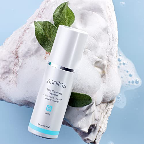 Sanitas Skincare Beta Clarifying Cleanser Soap Free Active Cleanser Salicylic Acid Cleanser For Blemished Skin 5 Ounces