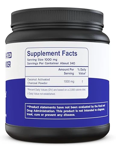 Zen Principle Coconut Activated Charcoal Powder. Whitens Teeth Rejuvenates Skin And Hair Supports Better Digestion.