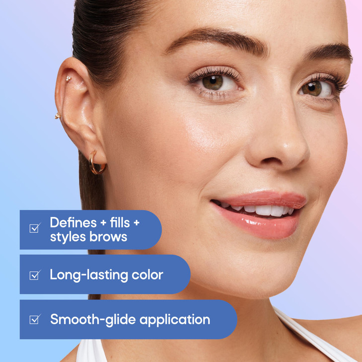 Almay Brow Pencil With Spoolie Brush 801 Dark Blonde
