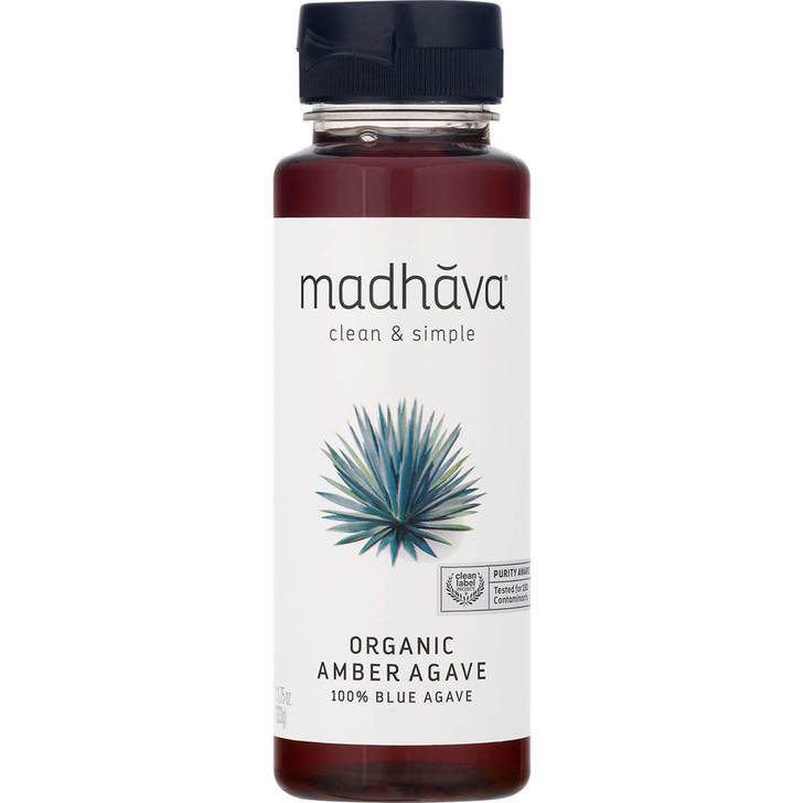 Madhava Organic Amber Raw Blue Agave 11.75 Oz