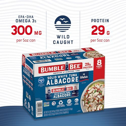 Bumble Bee Solid White Albacore Tuna In Water 5 Oz Pack Of 8