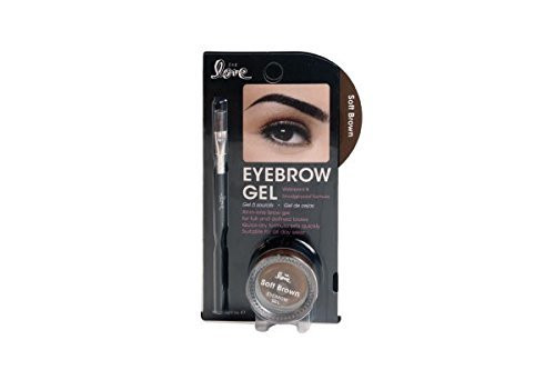 2Nd Love Eyebrow Gel Waterproof Smudge Proof Brow New W Brush 01 Soft Brown