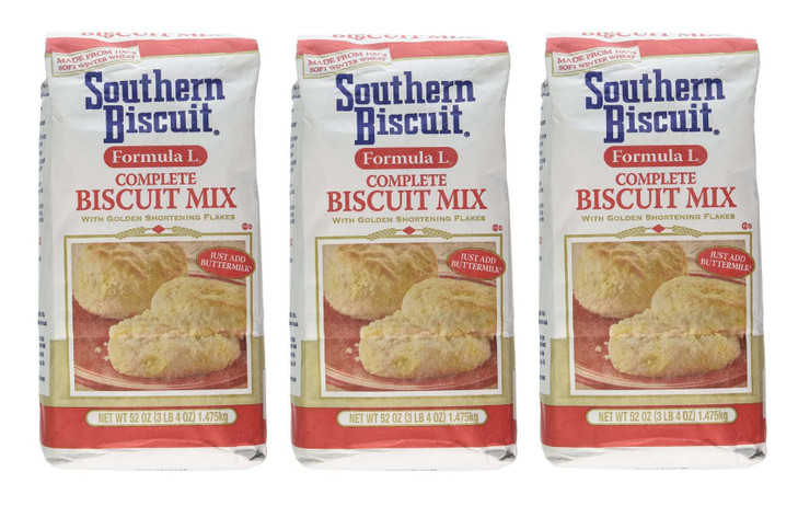 Southern Biscuit Formula L Complete W Golden Shortening Flakes Biscuit Mix 3 52Oz Pkgs