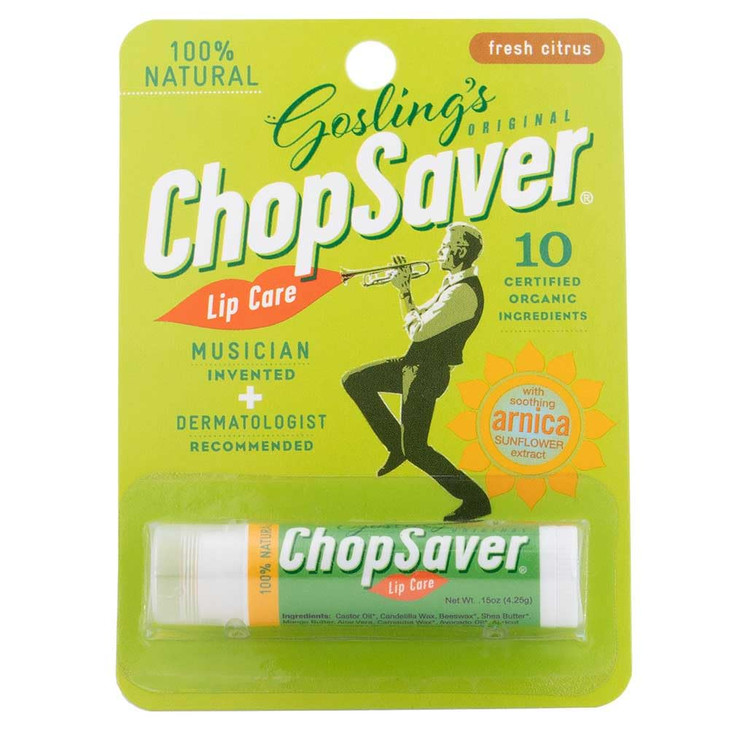 Chopsaver Lip Balm 100 Percent Natural Hydrating Lip Care Chapstick For Musicians And More Effective Relief For Dry Cracked Lips And Skin