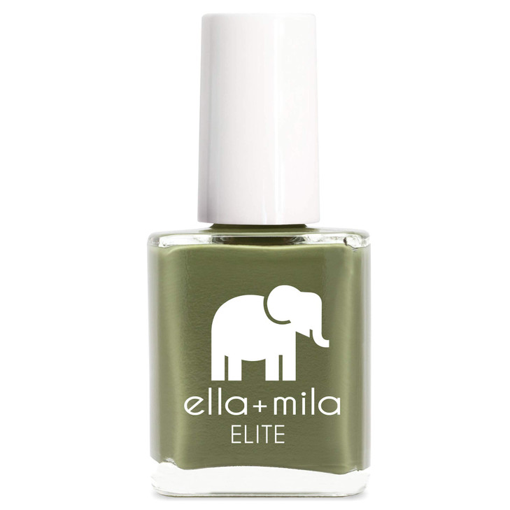 Ella Plus Mila Professional Quick Dry Long Lasting And Chip Resistant Green Nail Polishes Paradise Isle 0.45 Fl Oz