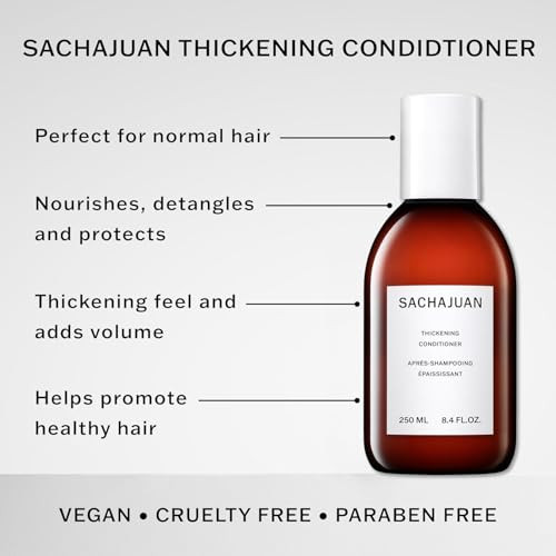 Sachajuan Thickening Conditioner Volumizing Vegan And Paraben Free 8.4 Oz