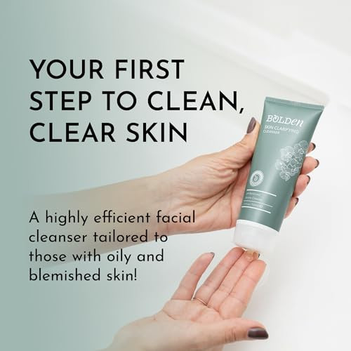 Bolden Skin Clarifying Cleanser Ph Balanced Sulfate Free Foaming Gel Cleanser For Oily And Blemish Prone Skin 5.1 Fl Oz