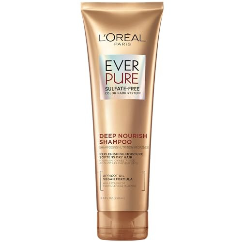 L Oreal Paris Shampoo Sulfate Free Triple Action Hydration For Dry Hair Everpure 8.5 Fl Oz Packaging May Vary Damaged Color Treated Hair