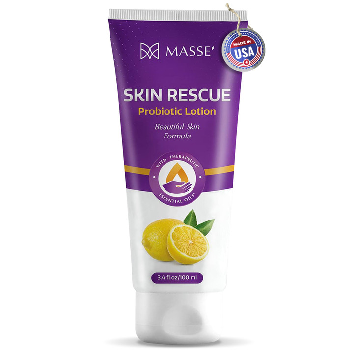 Candida Freedom Massey S Skin Rescue Probiotics Lotion Daily Lotion For Men And Women Refreshing Lemon Scent Non Greasy Moisture For Smooth