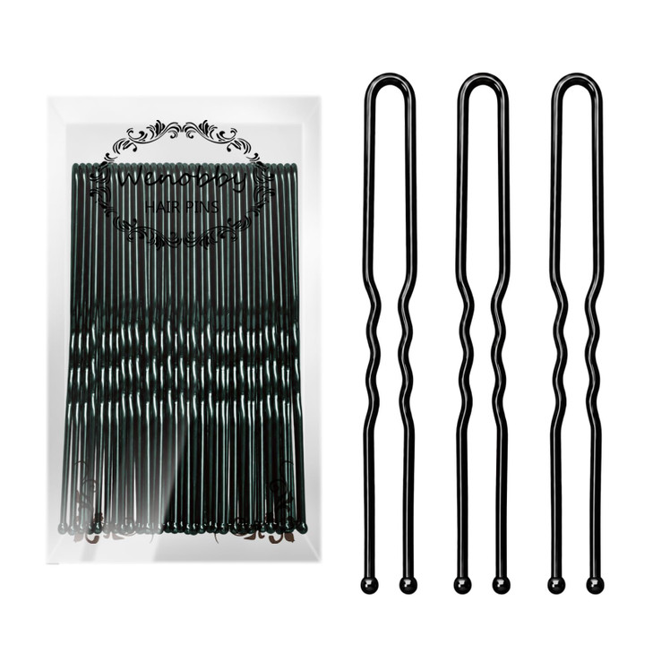 U Shaped Hair Pins For Buns 100 Pcs 2.8 Hair Pins For Women Hair Styling With Thick Hair