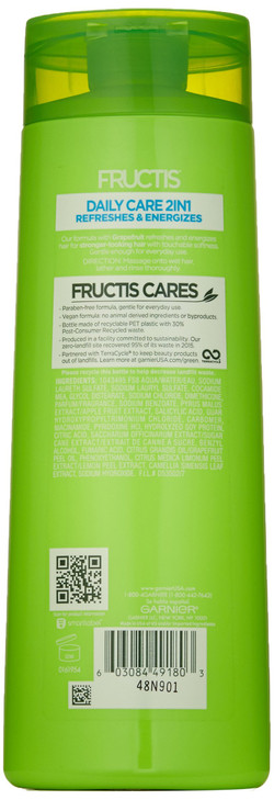 Garnier Hair Care Fructis Daily Care 2 In 1 Shampoo And Conditioner 12.5Fl Oz