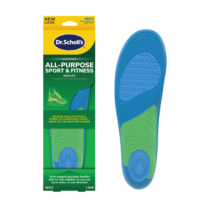 Dr. Scholl S Sport Insoles Arch Support Inserts For Men Shoe Inserts