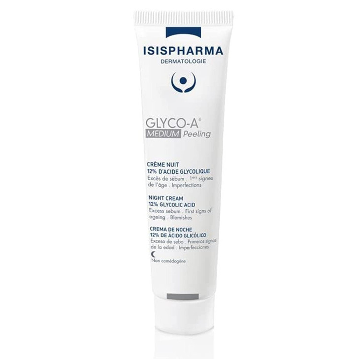 Isis Pharma Glyco A 12 Percent Glycolic Acid Skin Peel Cream Anti Aging Wrinkles And Dark Spots 30 Ml By Isis Pharma
