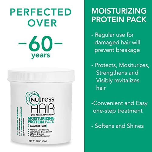 Nutress Hair One Step Protein Treatment For Damaged Hair 16 Oz