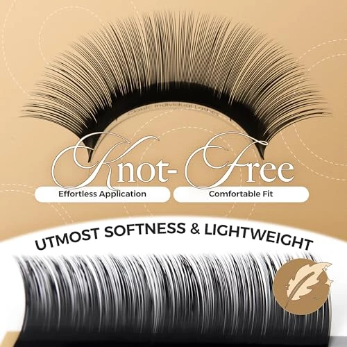 Lashview 0.20 Thickness C Curl11Mm Silk Fake Eyelash Extensions Natural Thick Lashes Semi Permanent Individual Eyelashes Application For