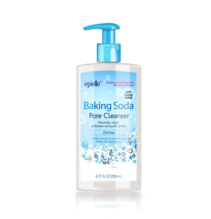Epielle Baking Soda Pore Cleanser Oil Free Gentle Daily Use Cleanse And Exfoliate Pores For Oily And Combination Skin 6.77 Fl Oz 1 Pack
