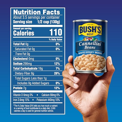 Bush S Best Cannellini Beans 15.5 Oz Pack Of 12
