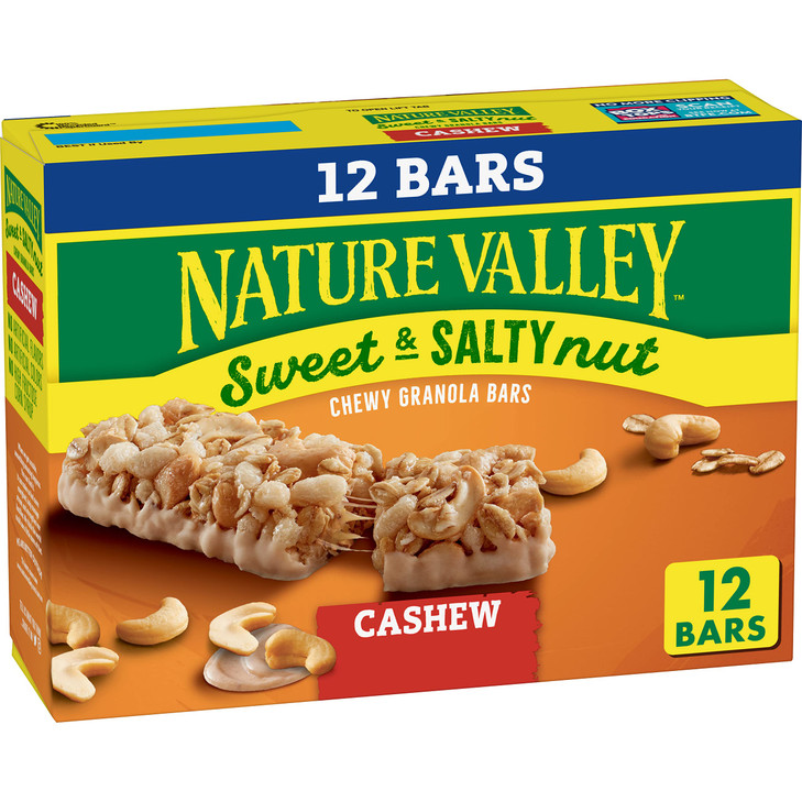 Nature Valley Cashew Sweet And Salty Nut Granola Bars 12 Ct 14.4 Oz