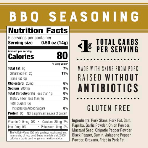 Epic Provisions Bbq Pork Rinds Gluten Free 2.5 Oz