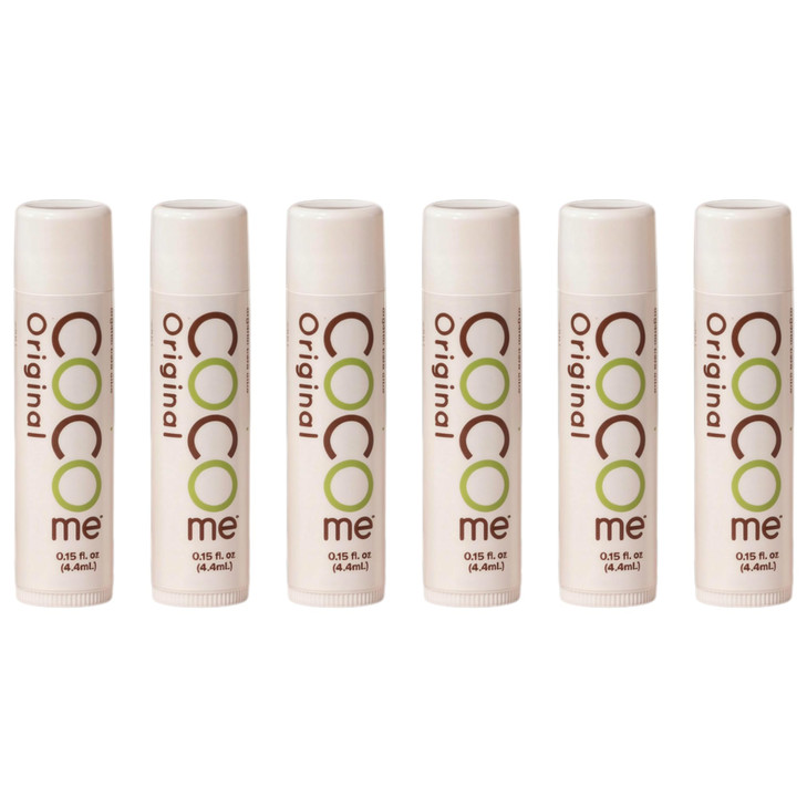 Coco Me Lip Balm 100 Percent Organic Beeswax And Coconut Oil 3 Pack 0.15Oz