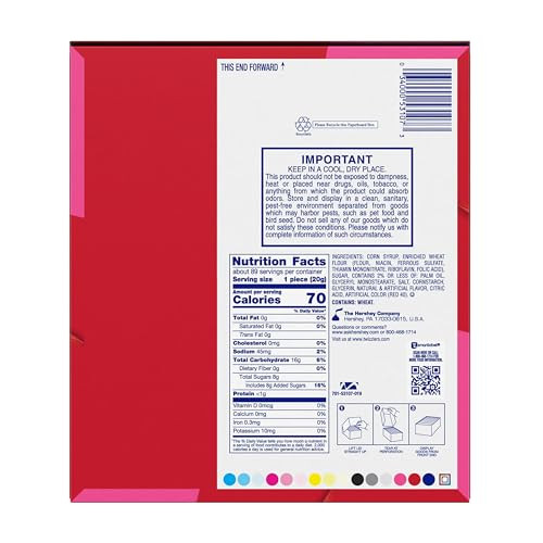 Twizzlers Pull N Peel Cherry Licorice Style Candy Big Bag 28 Oz