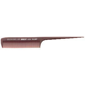 Krest Goldilocks G5 8 1 Per 2 Rattail Comb Extra Fine Tooth. Heat Resistant Hair Combs. 1 Dz