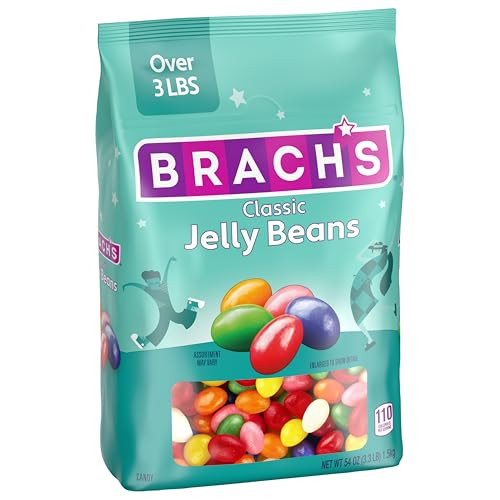 Brach S Classic Jelly Beans Assorted Fruit Flavors Bulk Bag 54 Oz 2 Ct