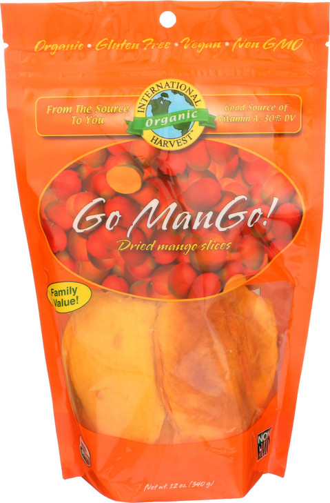 International Harvest Organic Mango Slices 12 Ounce