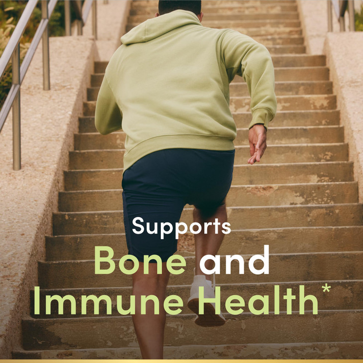 Nature's Bounty Calcium Carbonate & Vitamin D, Supports Immune Health & Bone Health, 600mg Calcium & 800IU Vitamin D3, 250 Tablets