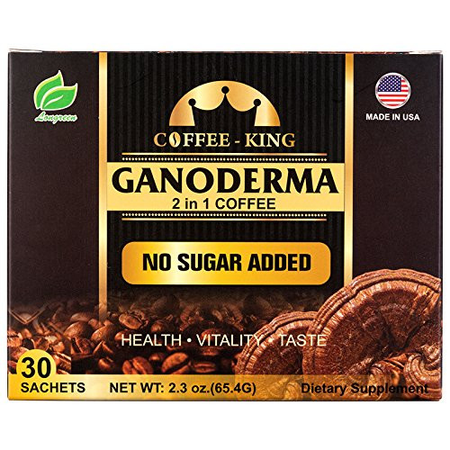 Ganoderma Coffee Reishi Coffee Mix Instant 2 In 1 Mushroom Coffee. All Natural Ganoderma Lucidum With Instant Coffee.