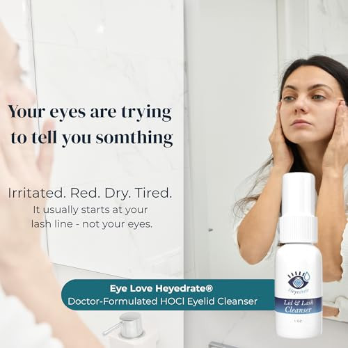 Eye Love Heyedrate Lid And Lash Cleanser Spray Doctor Formulated 1 Oz