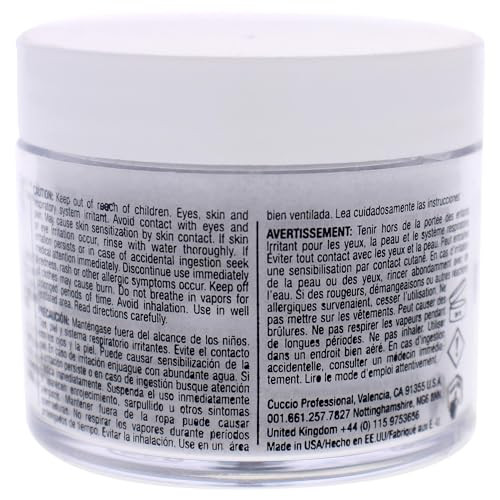 Cuccio Pro Powder Polish Dip Platinum Silver Glitter Nail Lacquer For Manicures And Pedicures Easy And Fast Application Removal No Led Uv