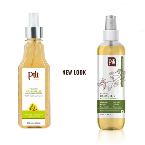 Pili Witch Hazel Facial Toner. Control Excess Oil And Shine. Natural Astringent And Facial Toner. 8.4 Oz