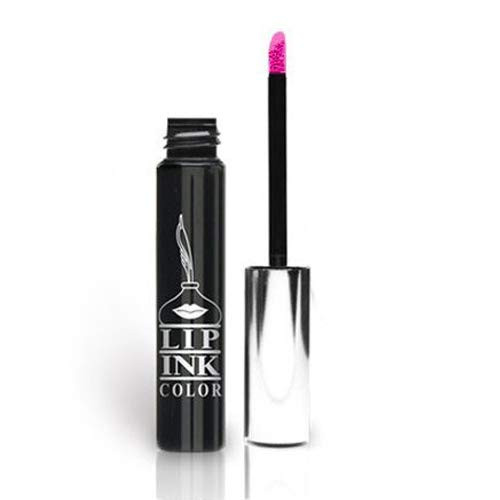 Lip Ink Hot Pink Liquid Lipstick 100 Percent Smearproof Long Lasting Waterproof Vegan Wax Free Organic Kosher Natural Botanical 247