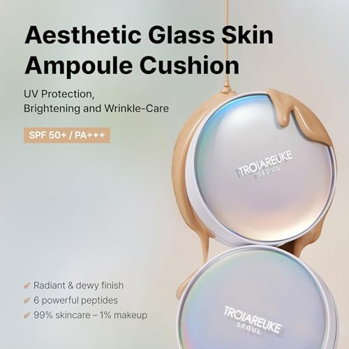 Troiareuke Seoul Bridal Cushion Foundation 22 Yellow Beige Korean Cushion
