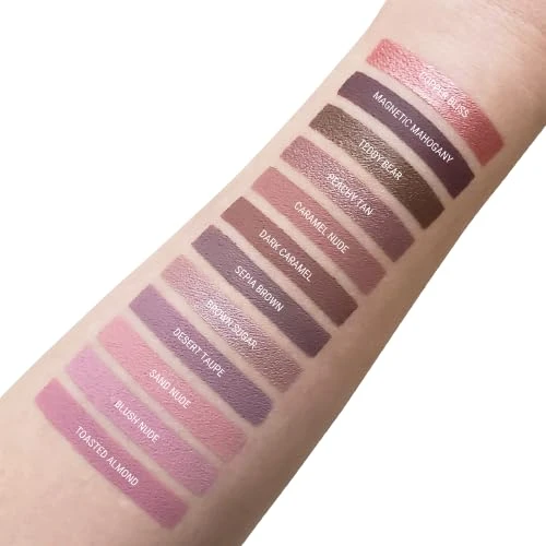 Aromi Desert Taupe Matte Liquid Lipstick Greige Grey Beige Shade