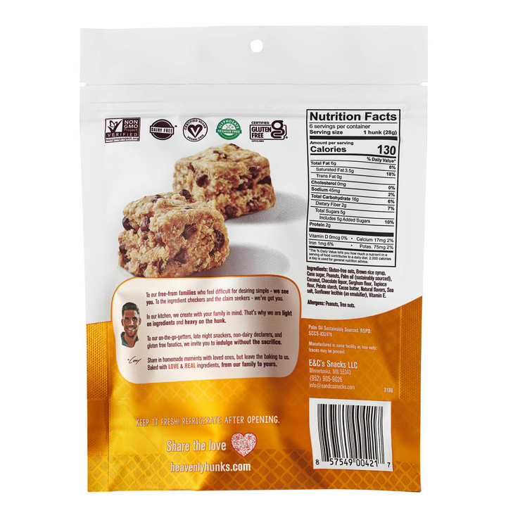 Heavenly Hunks Peanut Butter Chocolate 6Oz Bag