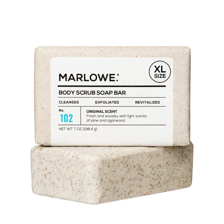 Marlowe. Body Scrub Soap Exfoliating Soap Bar Sage Plus Fir 7 Oz