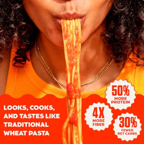 Banza Spaghetti Pasta From Chickpeas Gluten Free High Protein And Lower Carb Protein Spaghetti Chickpea Pasta 8Oz
