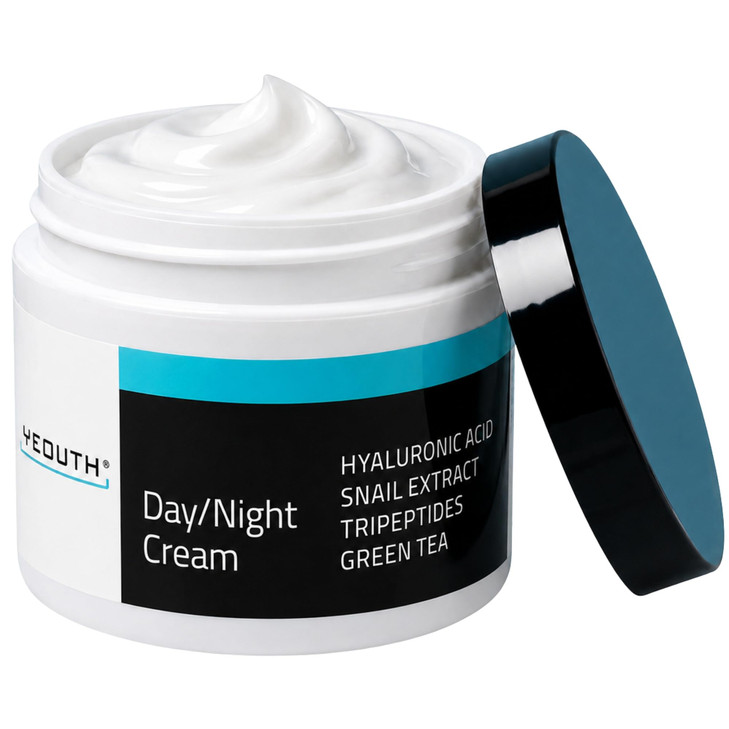 Yeouth Day Night Face Cream With Snail Mucin For Dry Skin 4Oz