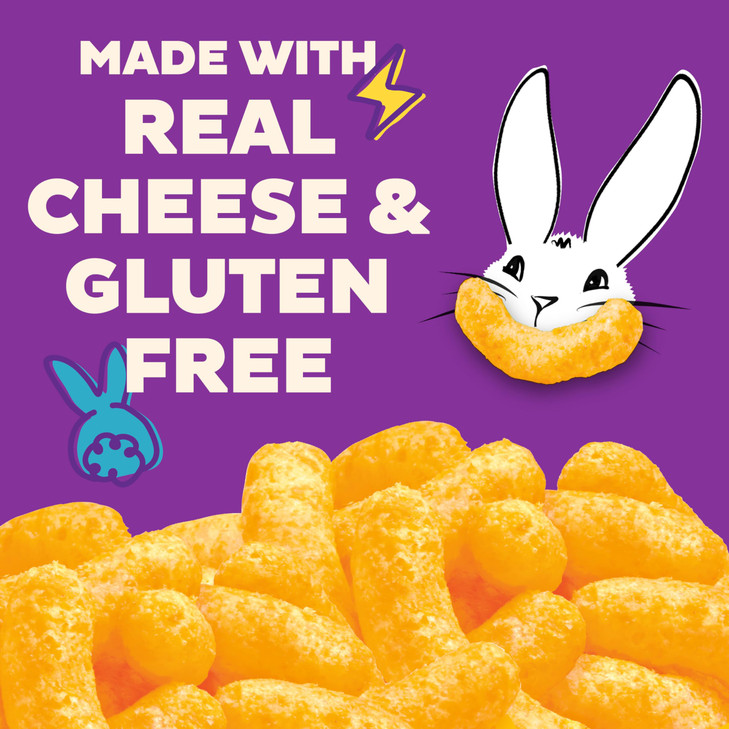 Annie S Organic Cheddar Cheesy Smiles Baked Corn Puffs Gluten Free 4 Oz