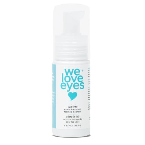 We Love Eyes Tea Tree Eyelid Foaming Cleanser Vegan. All Natural. Cruelty Free. Safe For False Lashes And Eyelash Extensions