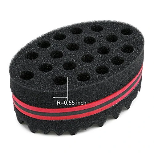 Hair Sponge Curl Twist Sponge Brush For Black Men Curls Afro Dreads 2 Pcs