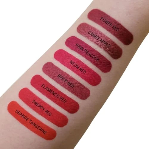 Aromi Bright Red Matte Liquid Lipstick Preppy Red